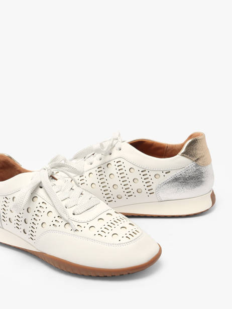 Sneakers Dinus In Leather Mam'zelle White women CSGLO26 other view 3