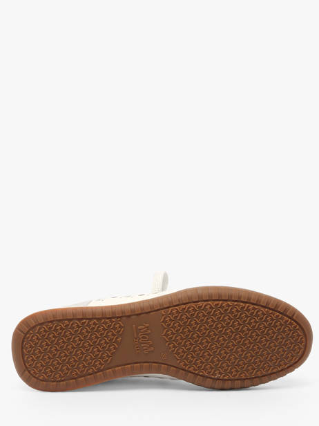 Sneakers Dinus In Leather Mam'zelle White women CSGLO26 other view 5