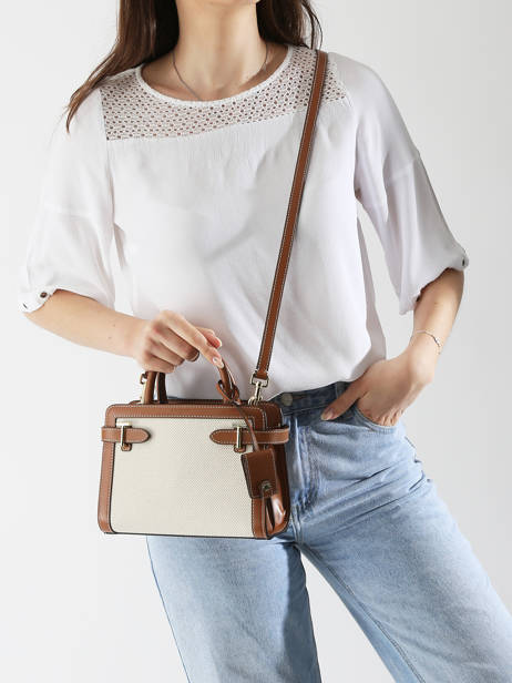 Sac Porté Main Emily Cuir Le tanneur Beige emily TEMI16B1 vue secondaire 1