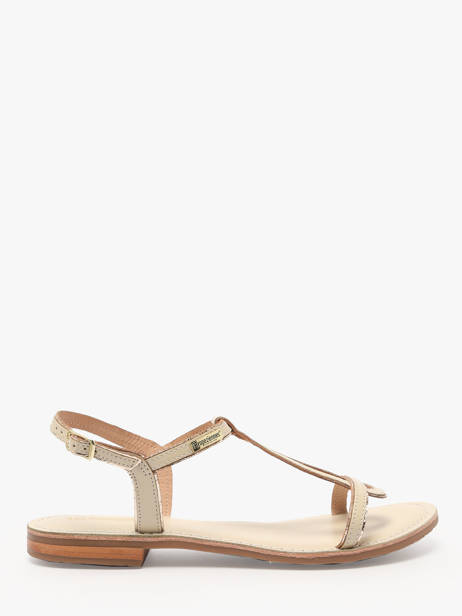 Flip Flops Hamatrio In Leather Les tropeziennes Beige women HAMATRIO