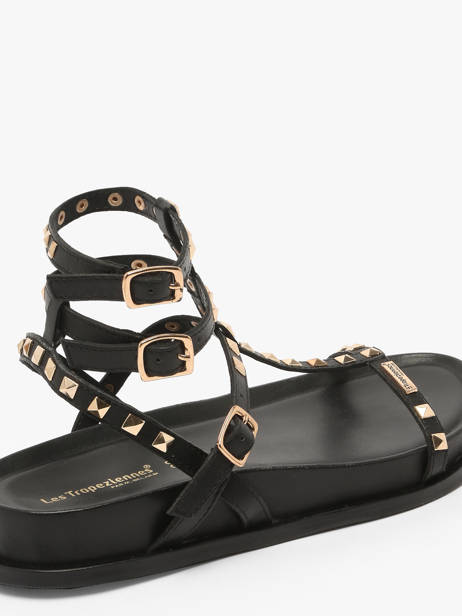 Sandals Choudali In Leather Les tropeziennes Black women CHOUDALI other view 2