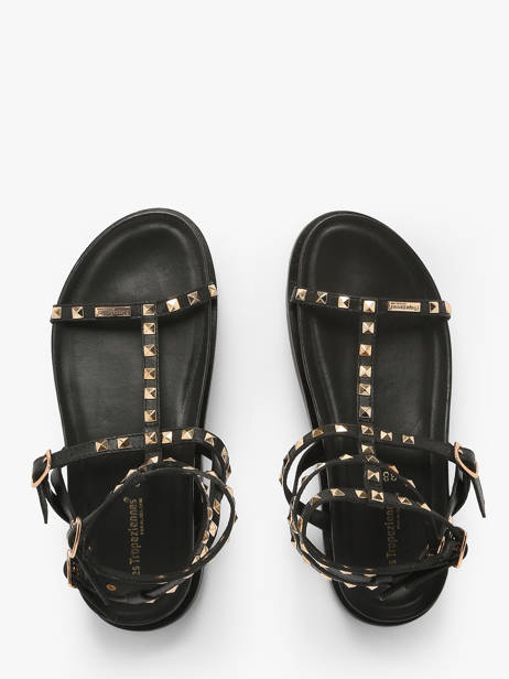 Sandals Choudali In Leather Les tropeziennes Black women CHOUDALI other view 3