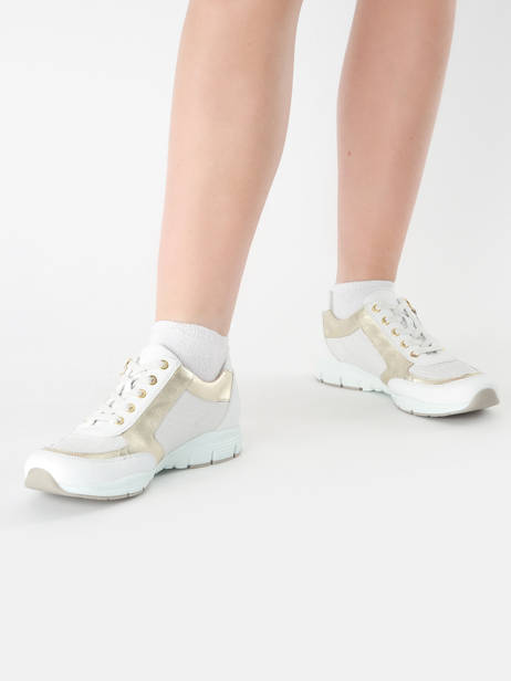 Sneakers Ylona In Leather Mephisto White women P5146918 other view 1