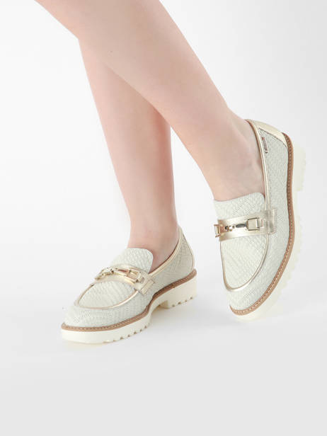 Moccasins Salvia In Leather Mephisto White women P5146666 other view 1