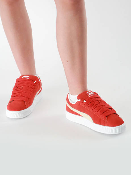 Sneakers Suede Xl In Leather Puma Red women 39520552 other view 1