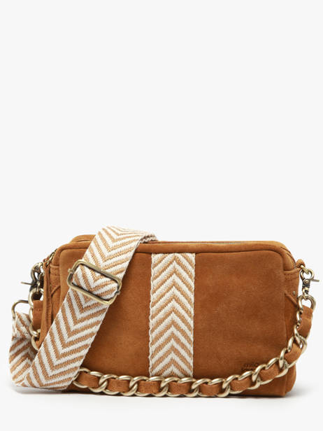 Shoulder Bag Vintage Leather Mila louise Brown vintage 23673V3