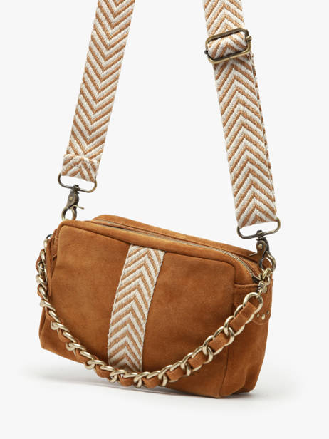 Shoulder Bag Vintage Leather Mila louise Brown vintage 23673V3 other view 2