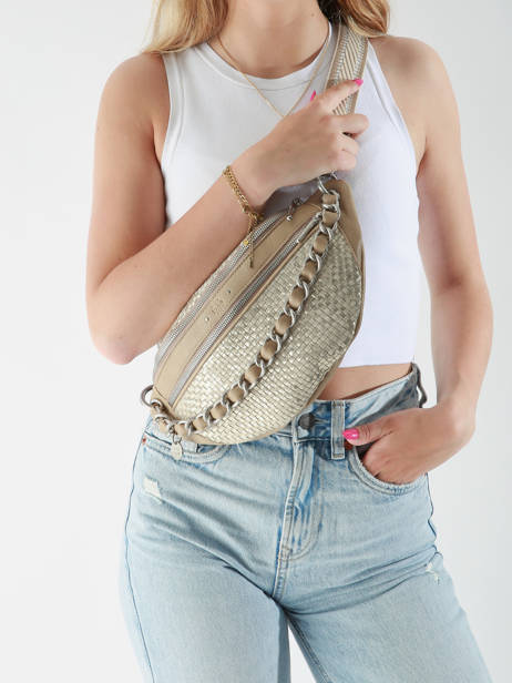 Sac Banane Mila louise Beige vintage 23689WC vue secondaire 1