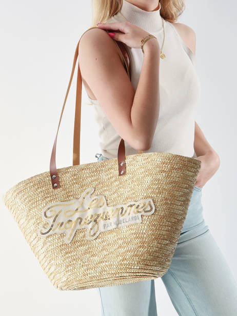 Shoulder Bag Milos Paper Les tropeziennes Beige milos TZ01 other view 1