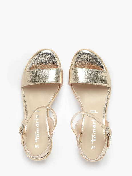 Heeled Sandals Tamaris Gold women 42 other view 3