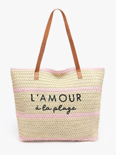Sac Porté épaule Cabas Polyester Gerard pasquier Rose cabas P25022