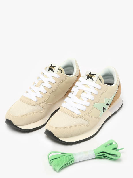 Sneakers Stargirl Glitter Sun68 Beige women Z35212 vue secondaire 2