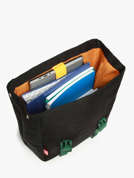 Sac à Dos 1 Compartiment Hello hossy Noir cool kids MADU vue secondaire 3