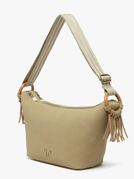 Sac Bandoulière Camomille Woomen Vert camomille WCAO03 vue secondaire 2