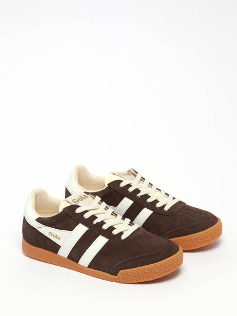 Sneakers En Cuir Gola Marron women CLB538 vue secondaire 1