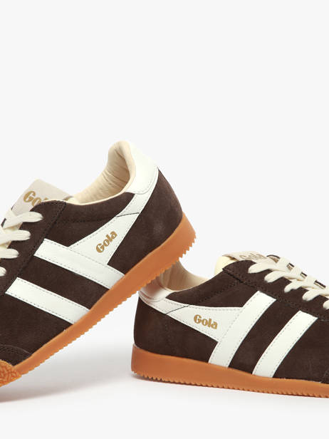 Sneakers En Cuir Gola Marron women CLB538 vue secondaire 2