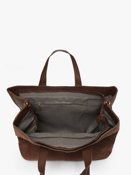 Sac Porté épaule Format A4 Gallantry Marron format a4 1 vue secondaire 2