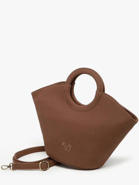 Sac à Main Neflier Woomen Marron neflier WNEF01 vue secondaire 3
