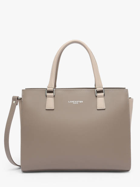 Sac Trapèze Smooth Cuir Lancaster Gris smooth 4