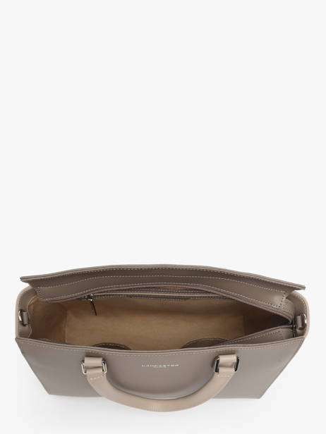 Sac Trapèze Smooth Cuir Lancaster Gris smooth 4 vue secondaire 2