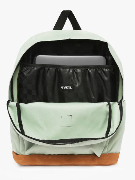 Sac à Dos 1 Compartiment Vans Vert backpack VN000HRJ vue secondaire 1