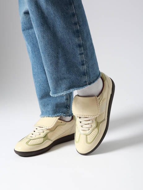 Sneakers En Cuir Alohas Beige women 10082902 vue secondaire 1