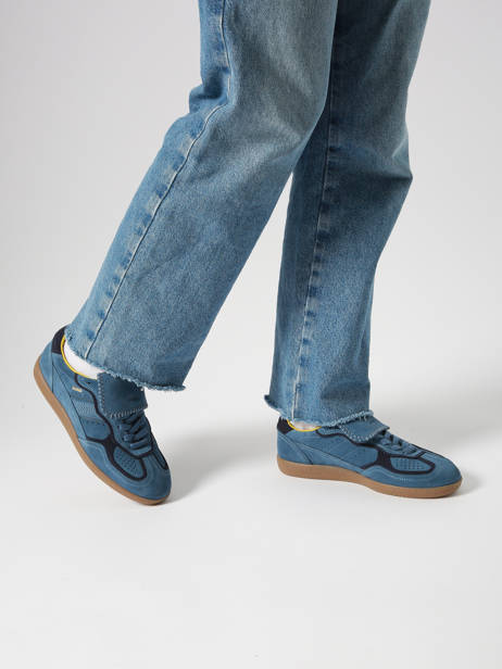 Sneakers En Cuir Alohas Bleu women 10091702 vue secondaire 1