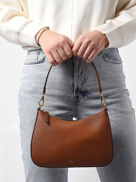 Leather Danni 26 Shoulder Bag Lauren ralph lauren Brown danni 31883768 other view 1