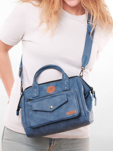 Sac Bandoulière Crossbody M Cabaia Bleu crossbody M vue secondaire 1