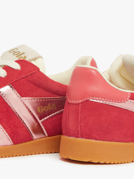 Sneakers Elan Glitz En Cuir Gola Rouge women CLB790 vue secondaire 2