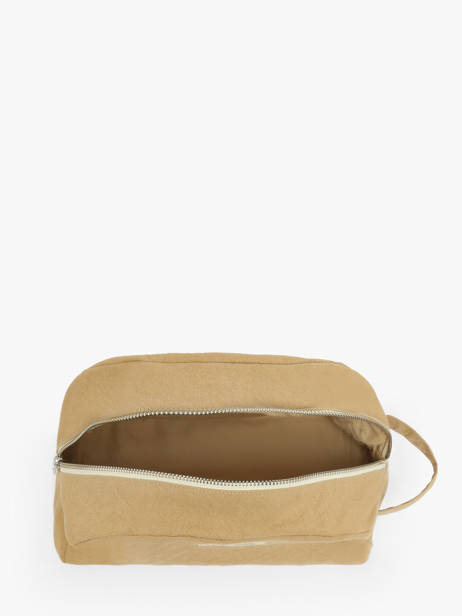 Recycled Coton Hermel Toiletry Bag Rivedroite Beige timeless HERMETIM other view 1