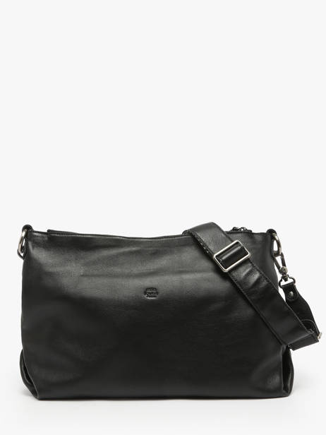 Sac Bandoulière Vintage Cuir Mila louise Noir vintage 3822KRC vue secondaire 3