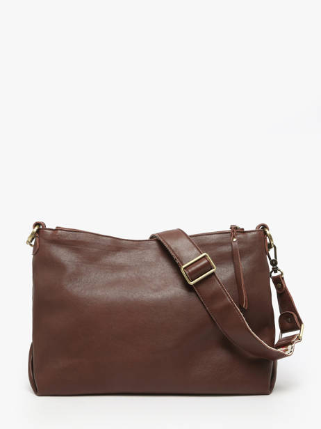 Sac Bandoulière Vintage Cuir Mila louise Violet vintage 3822C vue secondaire 3