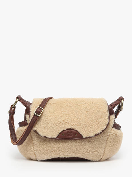 Sac Bandoulière Vintage Cuir Mila louise Violet vintage 35231TC