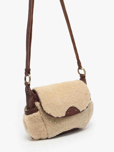 Sac Bandoulière Vintage Cuir Mila louise Violet vintage 35231TC vue secondaire 1