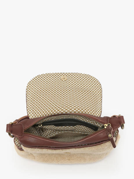 Sac Bandoulière Vintage Cuir Mila louise Violet vintage 35231TC vue secondaire 2