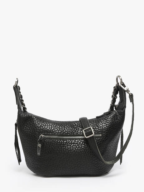 Sac Bandoulière Vintage Cuir Mila louise Noir vintage 3485E vue secondaire 3