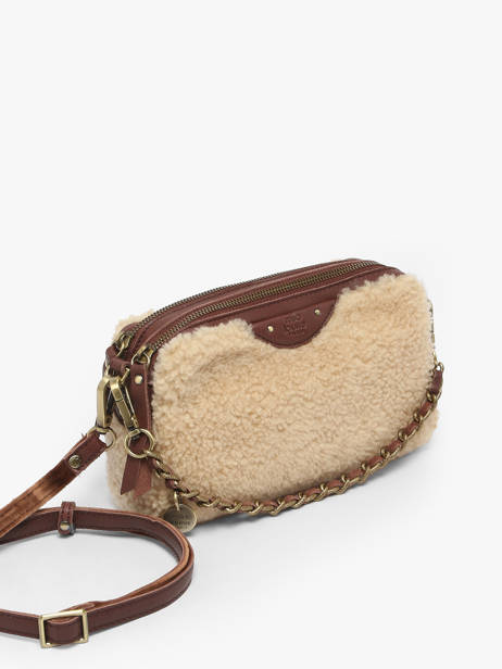 Sac Bandoulière Vintage Cuir Mila louise Violet vintage 23673XTC vue secondaire 1