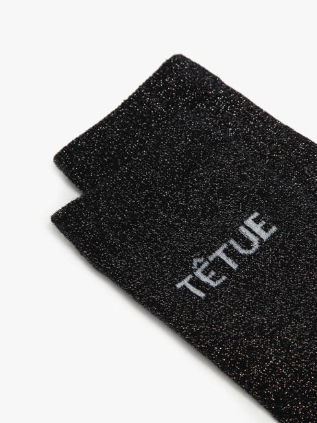 Chaussettes Pieces Noir socks women 17162499 vue secondaire 1