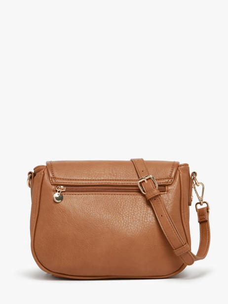 Sac Bandoulière Zip Lulu castagnette Marron zip ZAHAR vue secondaire 3