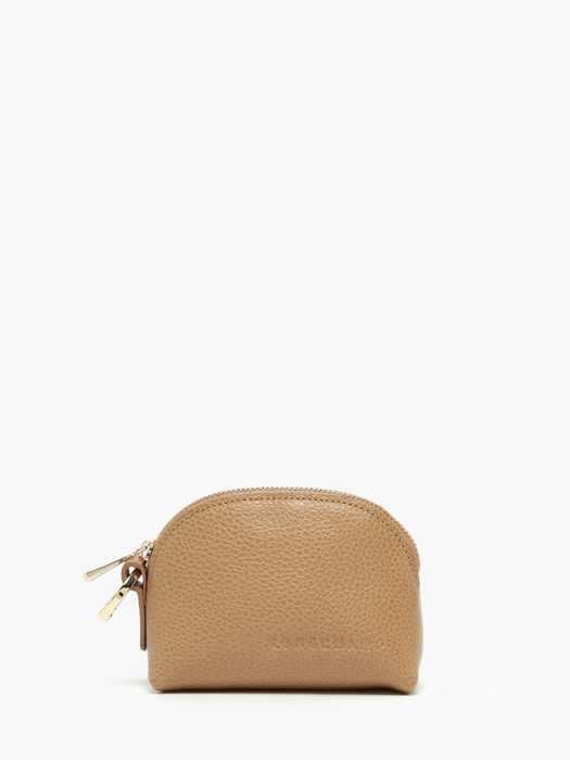 Longchamp Le foulonné Coin purse Beige