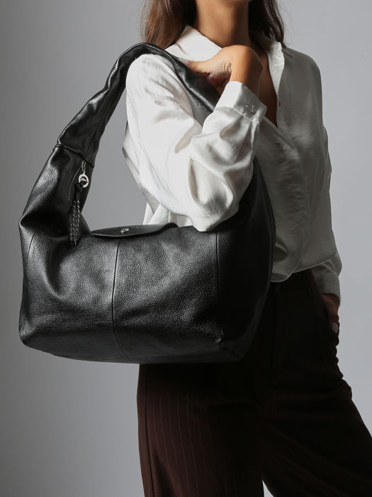 Longchamp Le pliage xtra animation winte Hobo bag Black