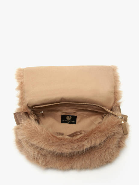 Sac Bandoulière Doudou Polyester Le voyage en panier Beige doudou AHP266 vue secondaire 4