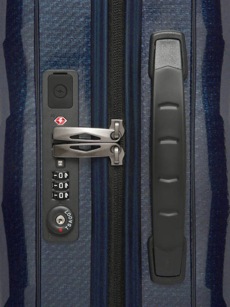 Valise Cabine Extensible Samsonite Bleu c-lite CS2007 vue secondaire 1