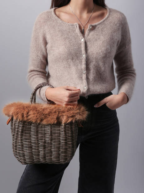 Shopping Bag Doudou Le voyage en panier Brown doudou S other view 1