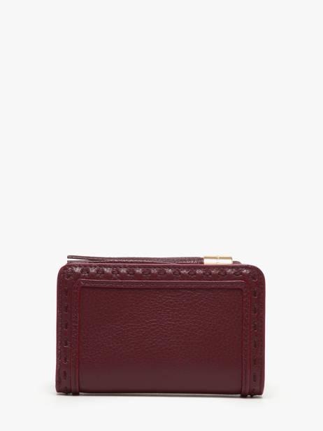 Compact Leather Premier Flirt Wallet Lancel Violet premier flirt A11136 other view 3