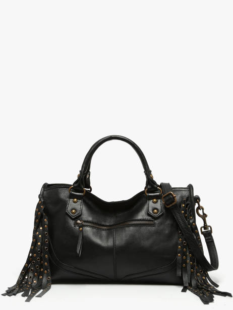 Sac à Main Dakota Eyelet Cuir Basilic pepper Noir dakota eyelet BDAE22 vue secondaire 4