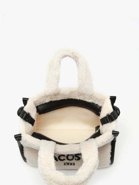 Satchel Heritage Lacoste Beige heritage NF5116HX other view 4