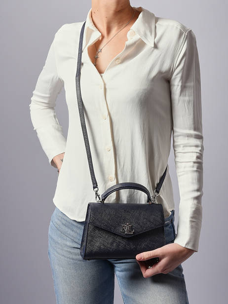 Satchel Farrah Leather Lauren ralph lauren Blue farrah 31966765 other view 1