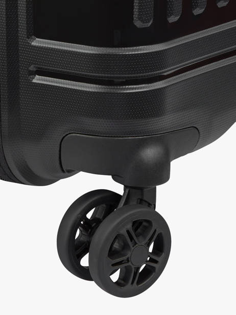 Expandable Cabin Luggage Delsey Black lutece 3802803 other view 2